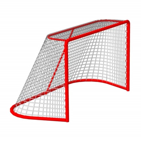 Купить Сетка хоккейная на ворота 1,22мх1,83мх0,5мх1,15м, нить 3,5 мм, узловая в Вытегре 