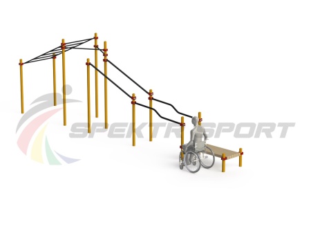 Купить Спортивный комплекс для инвалидов-колясочников WRK-D22_76mm в Вытегре 