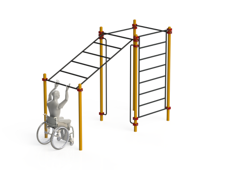 Купить Спортивный комплекс для инвалидов-колясочников WRK-D15_76mm в Вытегре 
