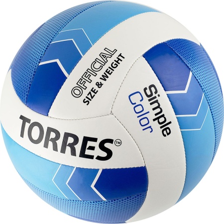 Купить Мяч волейбольный Torres Simple Color любительский р.5 в Вытегре 